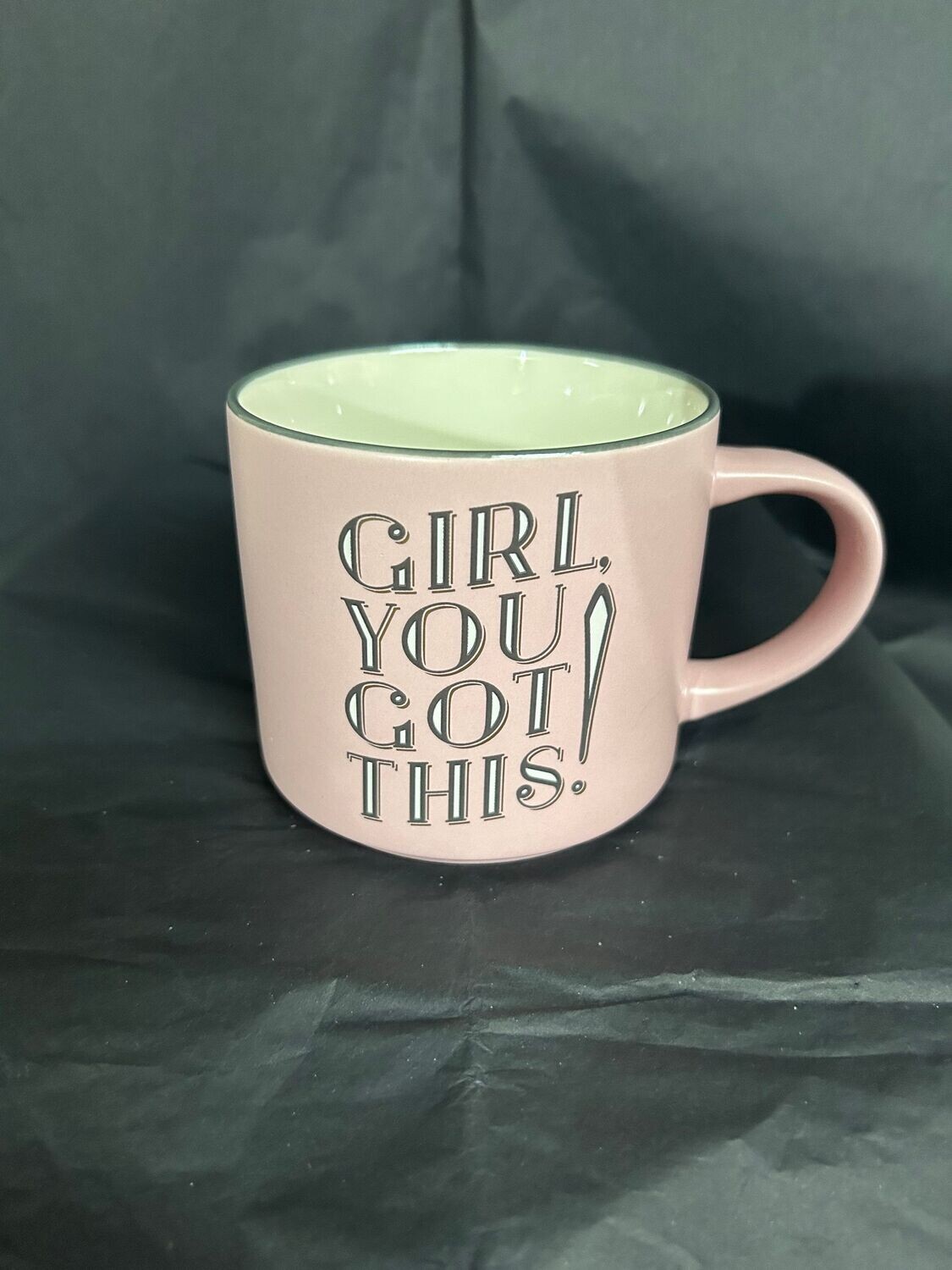 Pink "Girl You Got This" mug