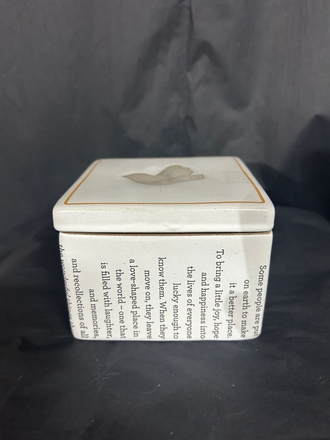 Ceramic memory box