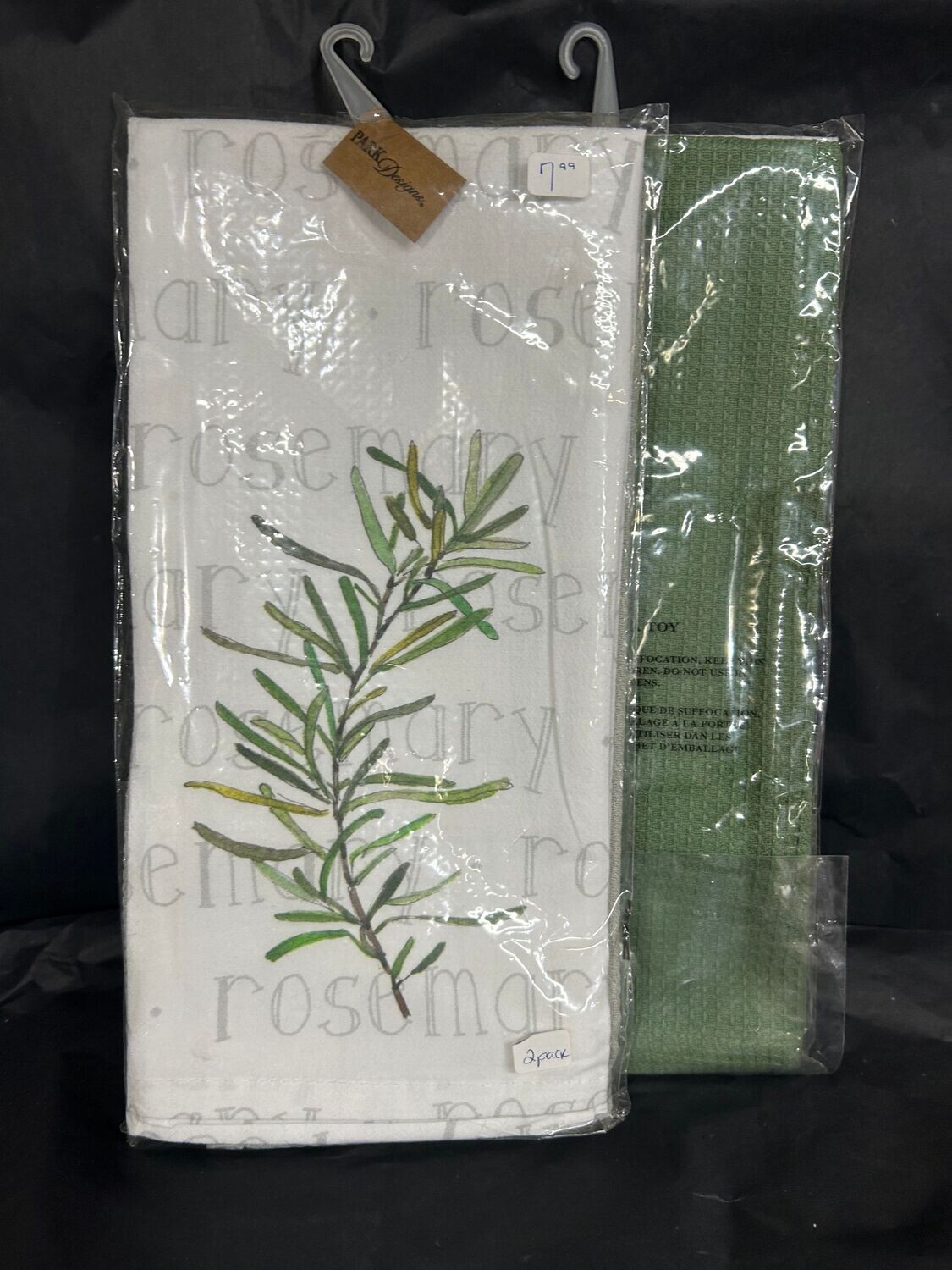 Rosemary tea towel