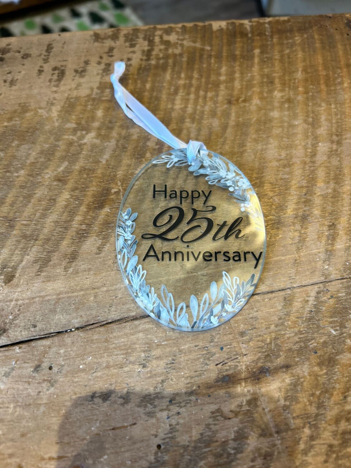 25th Anniversary ornament