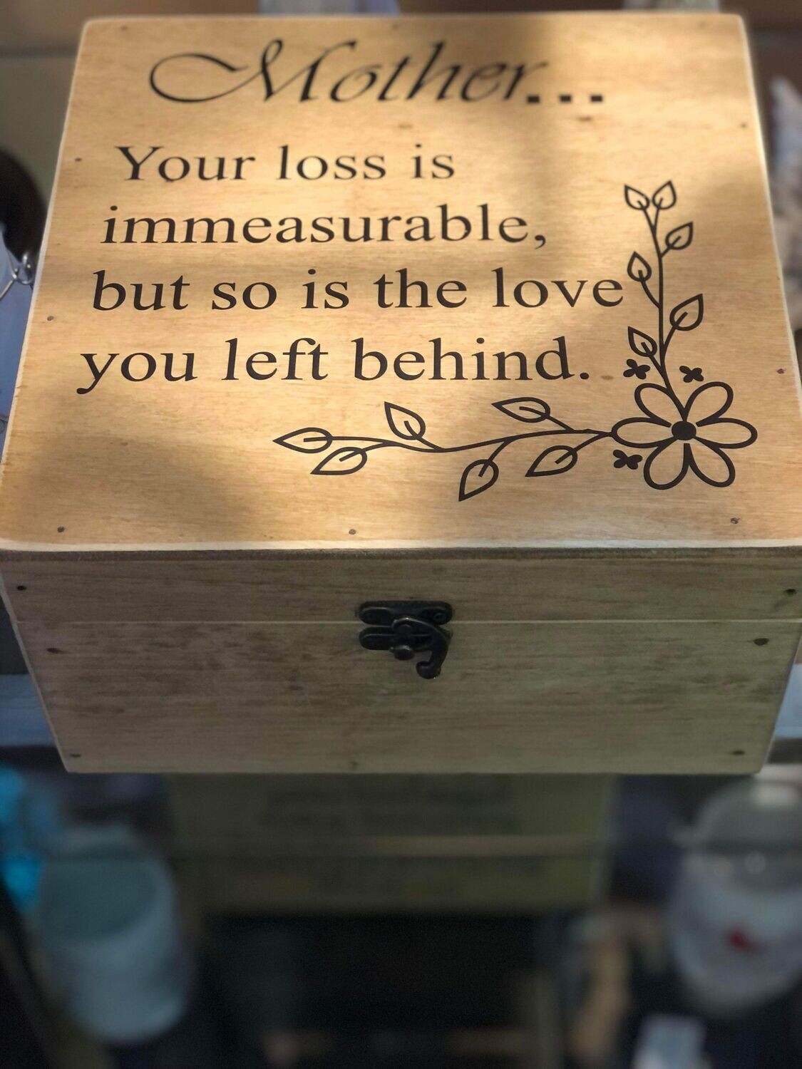 Mother wood memory box