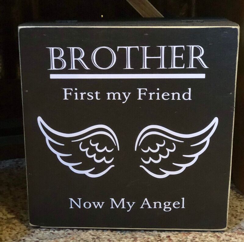 Brother wood memory box