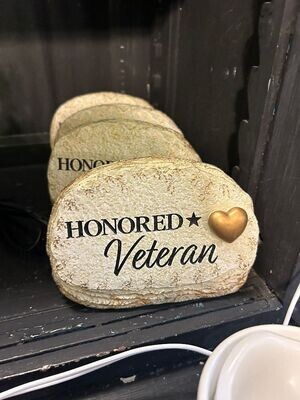Honored veteran grave setter