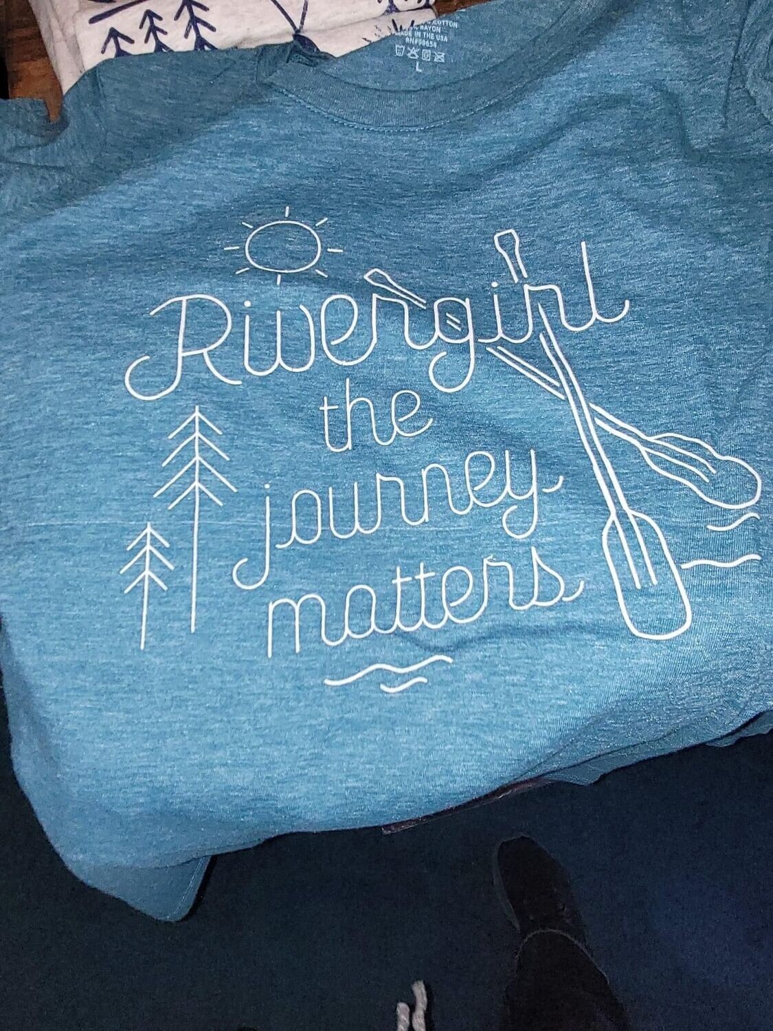 Rivergirl T-shirt dark teal