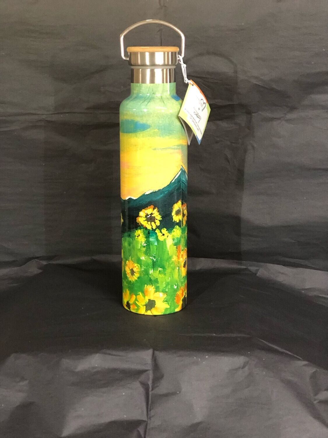 Sunflower water bottle 25oz