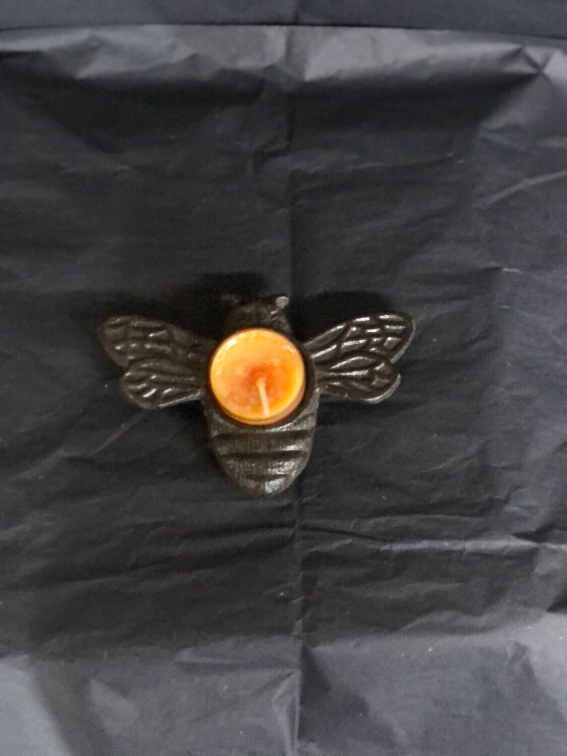 Bee tealight holder (metal)