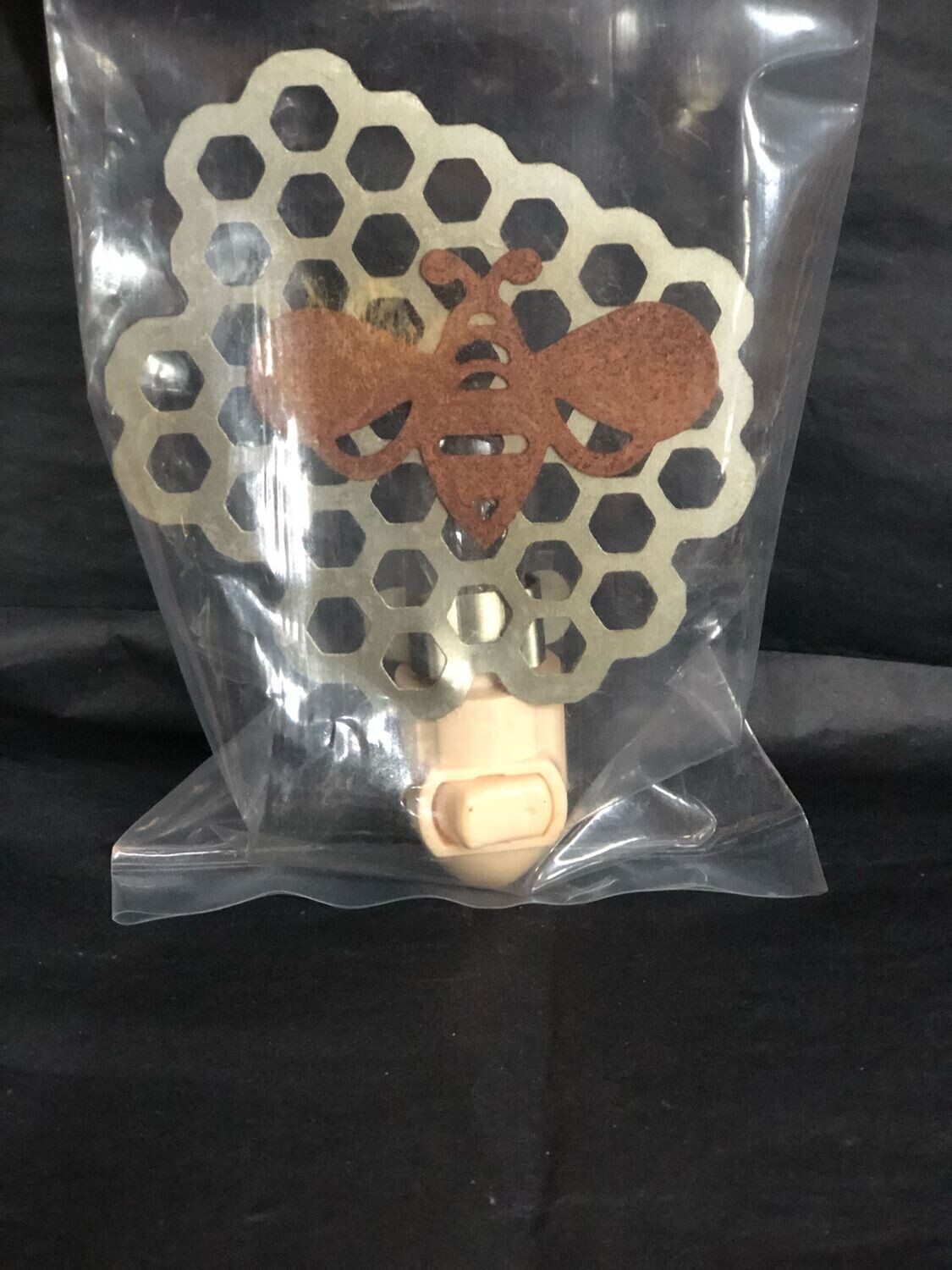 Honeycomb & bee night light
