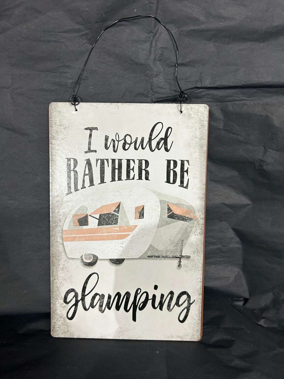 Glamping sign