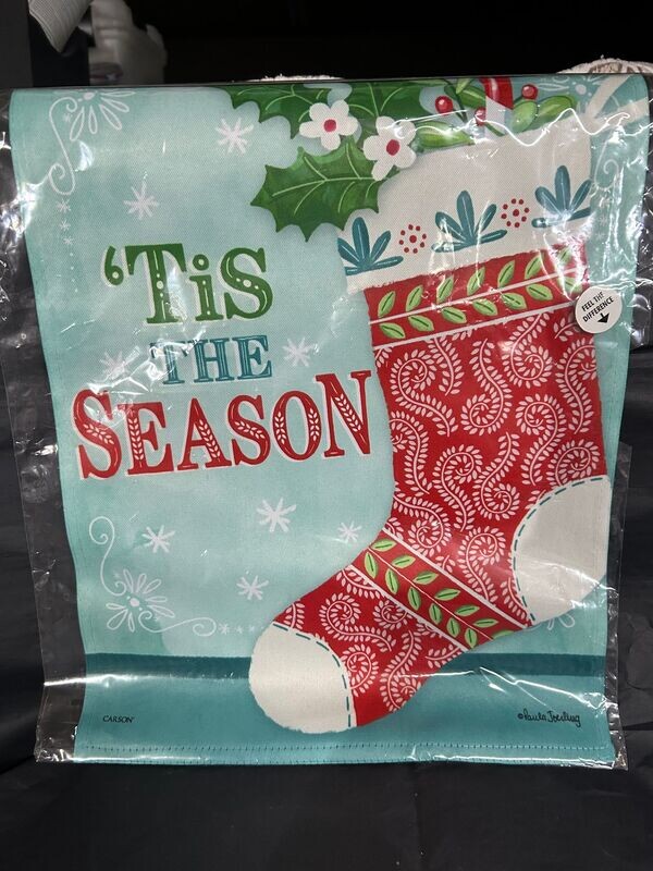 Christmas yard flag