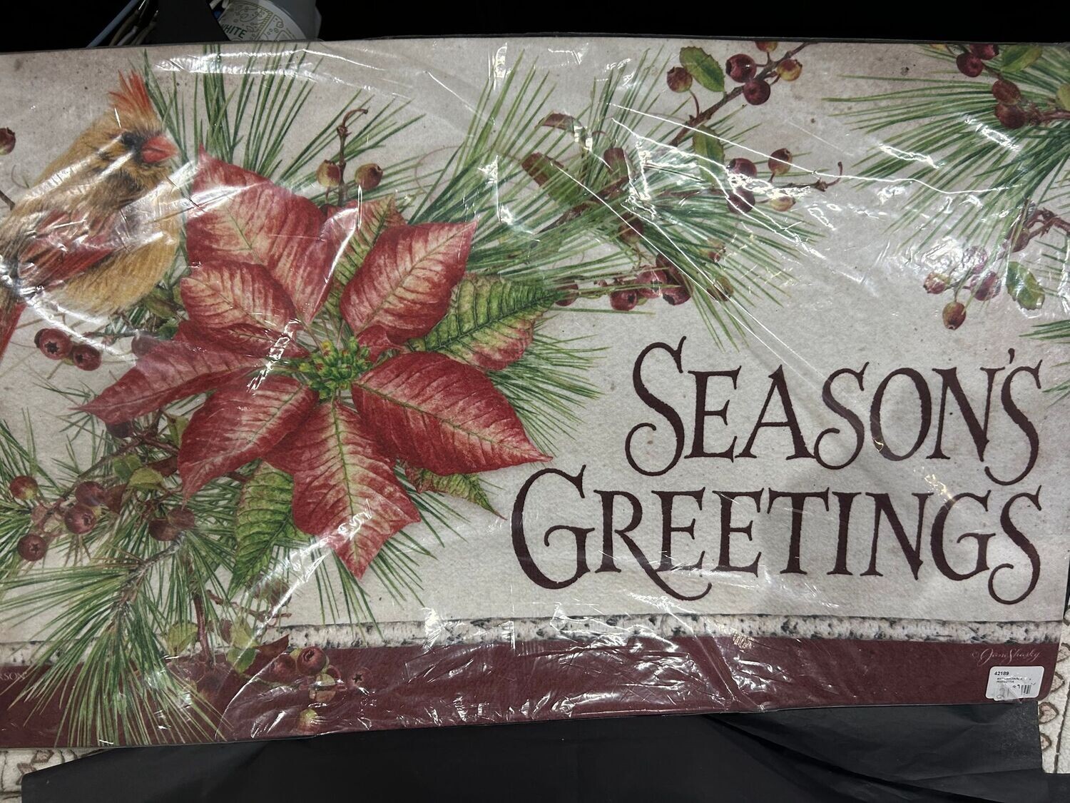 Seasons Greetings rug