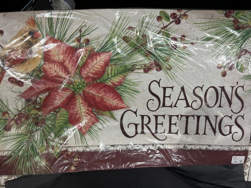 Seasons Greetings rug