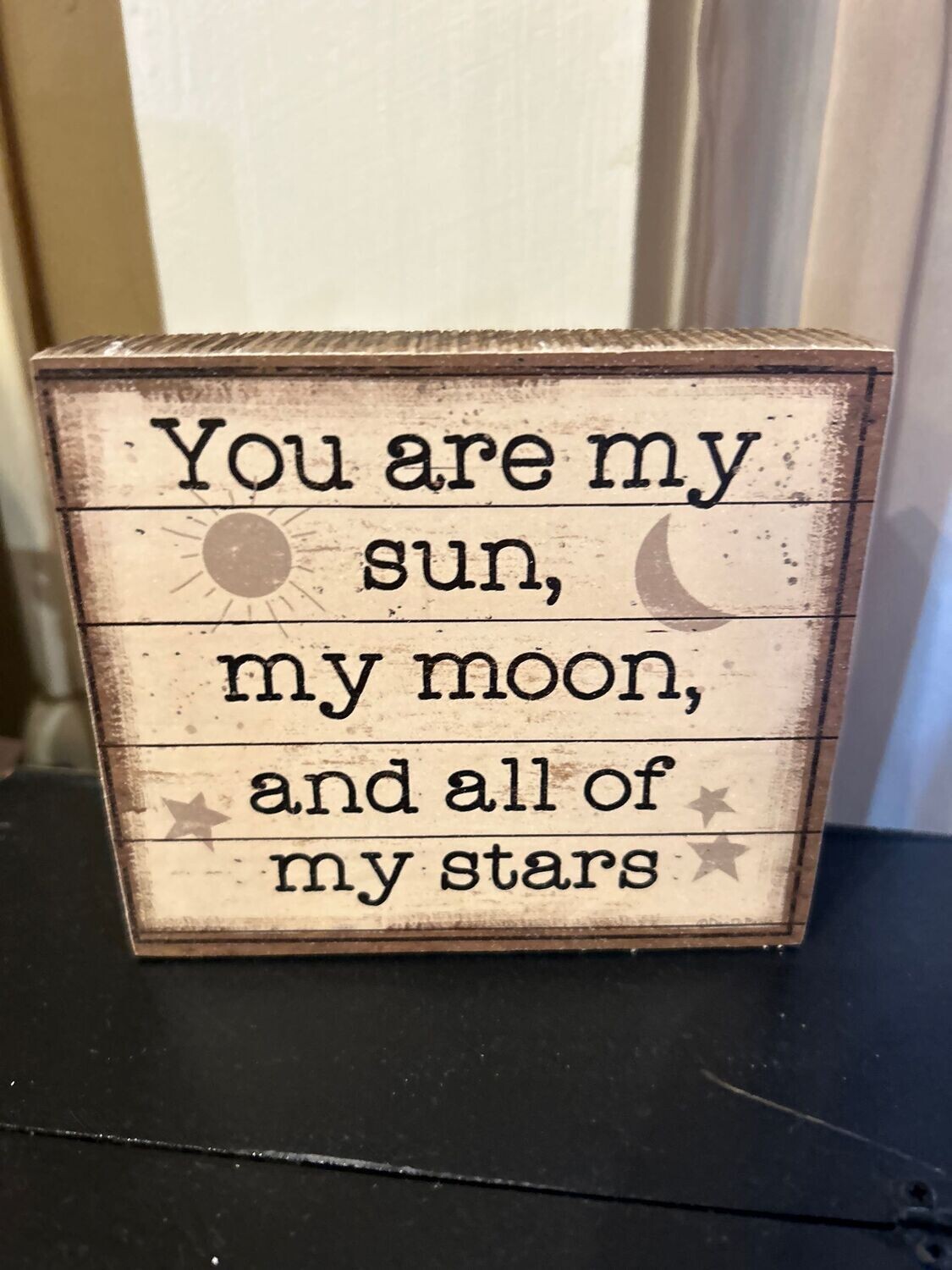 Block Sign Sun Moon Stars