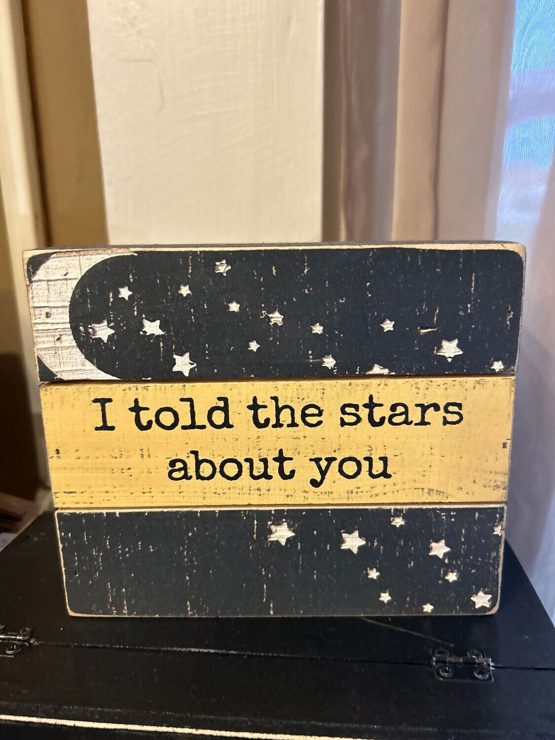 Stars Slat Box Sign