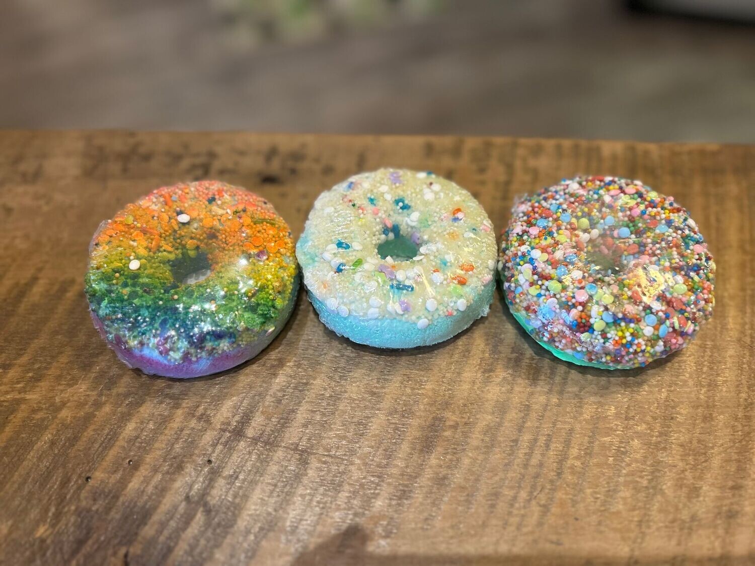Rainbow Donut Bath Bomb