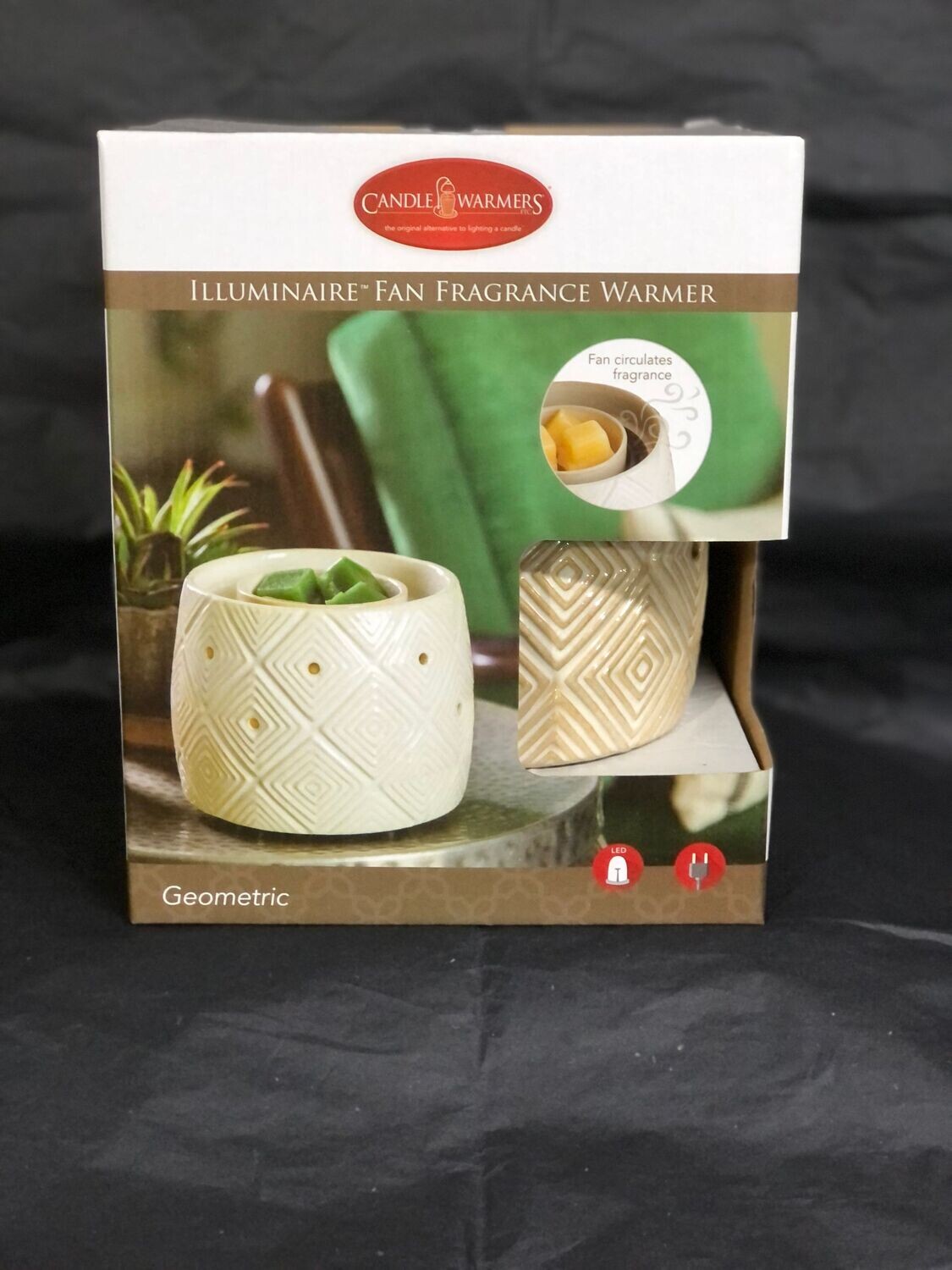 Geometric FAN Wax Warmer