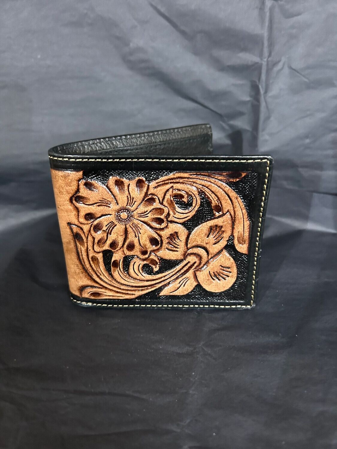 Myra leather men's wallet