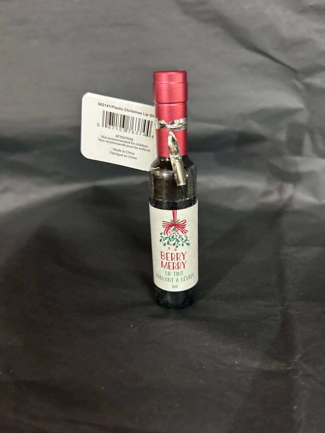 Wine bottle Christmas lip tint