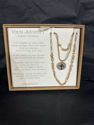 Your journey prayer necklace (light beads)