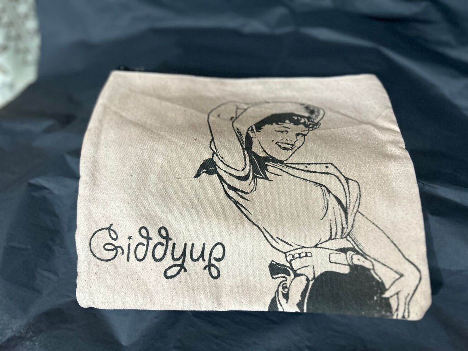 Large makeup bag "Giddyup"