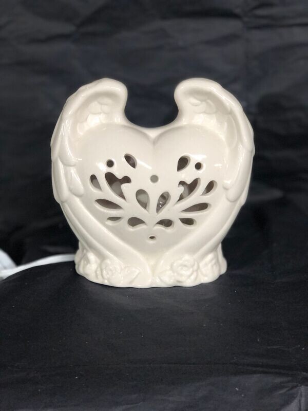 Lighted Heart Wings