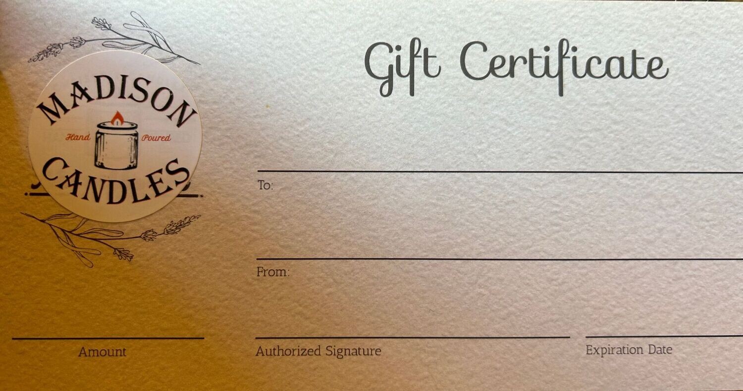 Gift Card - Click for Options
