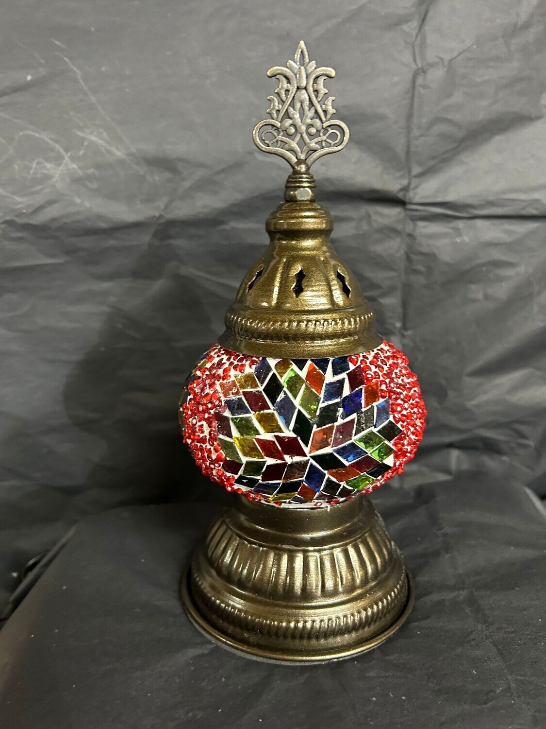 Turkish Lamp multicolor orange, size small