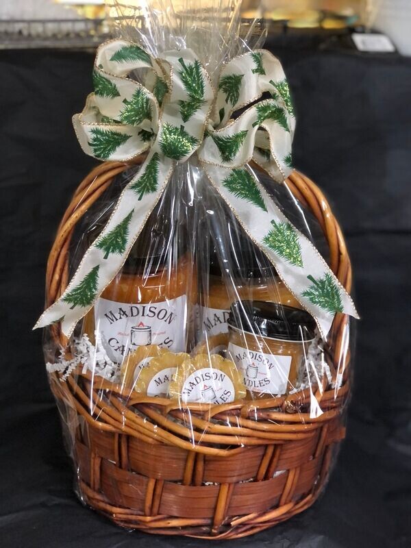 Large Candle Gift Basket