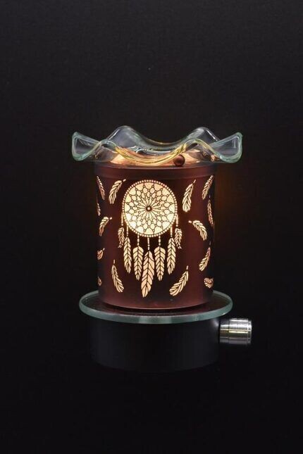 Brown Wall Plug-In Electric Tart & Oil Warmer