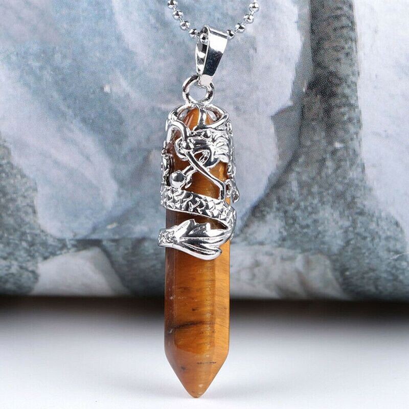 Rock Dragon Tiger Eye Natural Gemstone