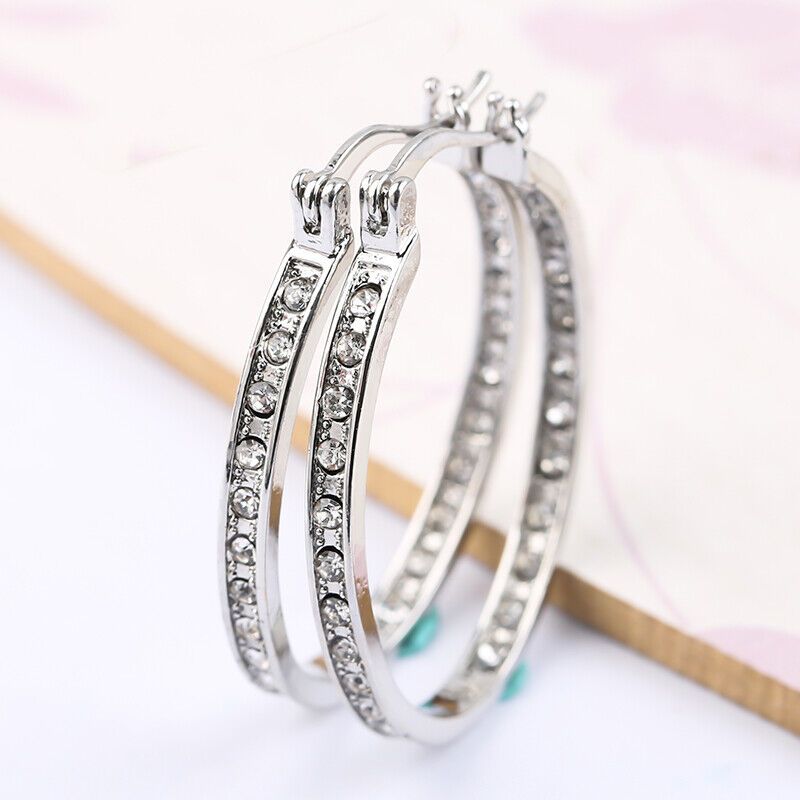 Dazzling Cubic Zircon Women 925 Sterling Silver
