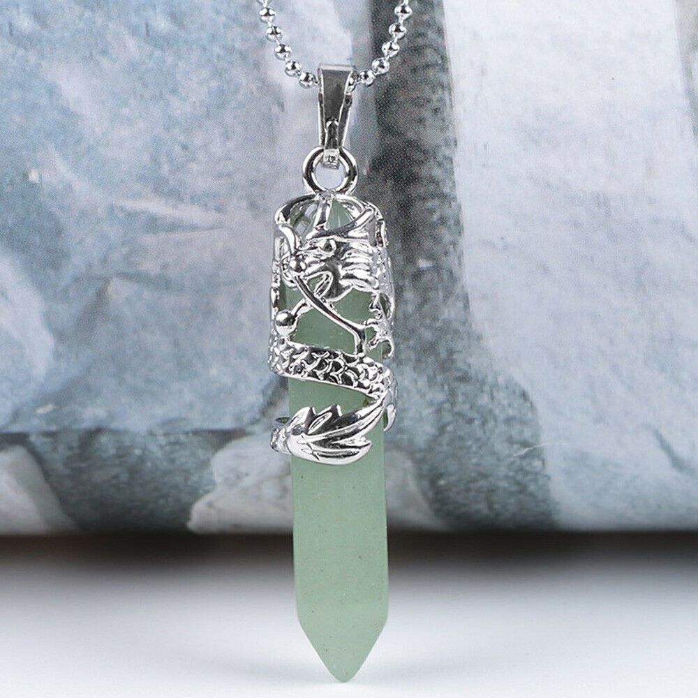 Natural Quartz Green Aventurine Rock Stone Dragon