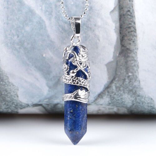 Hexagonal Dragon Rock Lapis Lazuli Natural Gem
