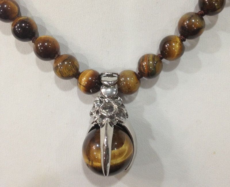 Natural Yellow Tigers Eye Round Gemstone