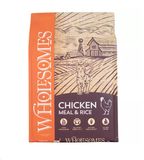 Wholesomes Cat Food, Flavor: Chicken &amp; Rice, Size: 15#