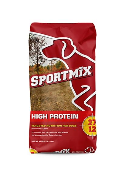 Sportmix Dog Food, Variety: High Protein (Red Bag) 40#