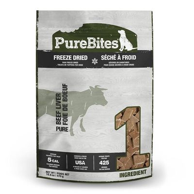 Purebites Freeze Dried Dog Treats Beef Liver 8.8OZ