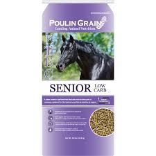 POULIN SENIOR LOW CARB PELLET BAG 50#