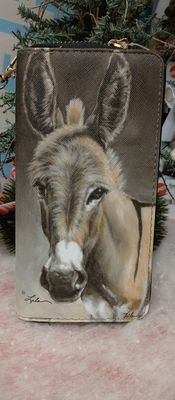 That Sweet Donkey Face Clutch Wallet