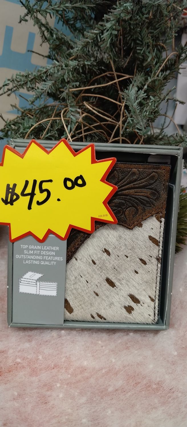 M&amp;F Nocona Bifold Men&#39;s Wallet Leather