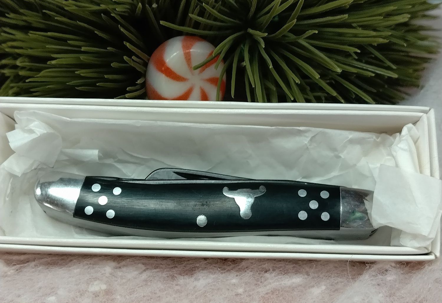 Cattlemans Cutlery Stockman Knife Black