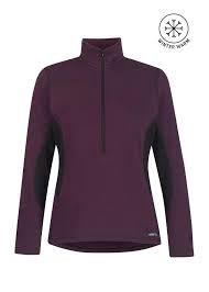 Kerrits Women's Horse Sense Fleece 1/2 Zip Raisin XL