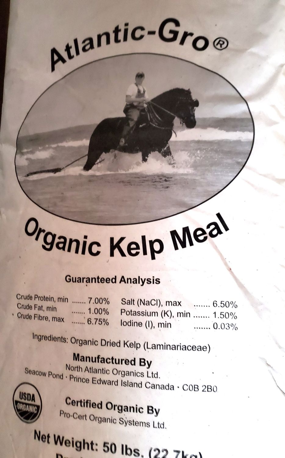 Organic Kelp/Tasco/Dried Seaweed 50# Bag