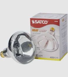 Satco Heat Lamp Clear 125 wt