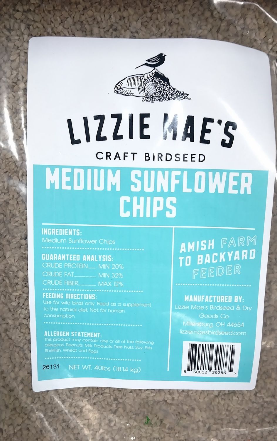 Lizzie Mae's Med Chips 40#