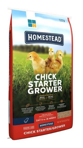 AAN Homestead Chick Starter Medicated Bag