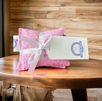 Pink Floral Pocket Size Wheat Bags