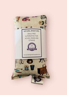 Sewing Room Wheat Bag With Lavender - Regular Size