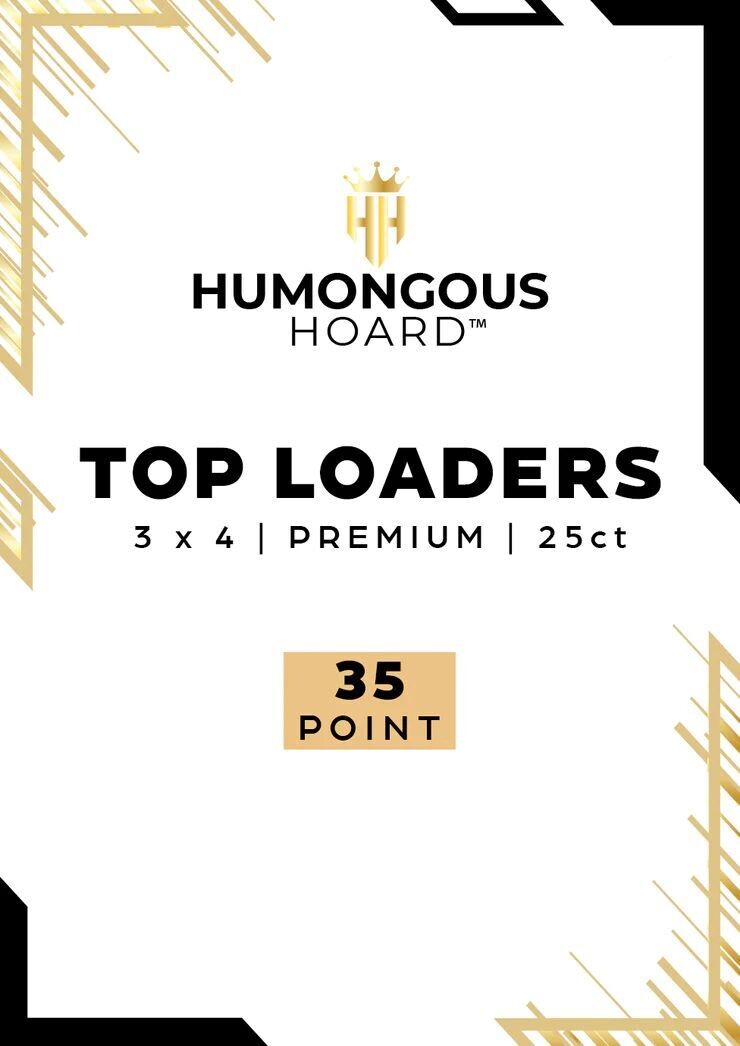Premium Top Loaders 3 x 4 - 35 Point - Bulk Case (1000) 40 Packs of 25