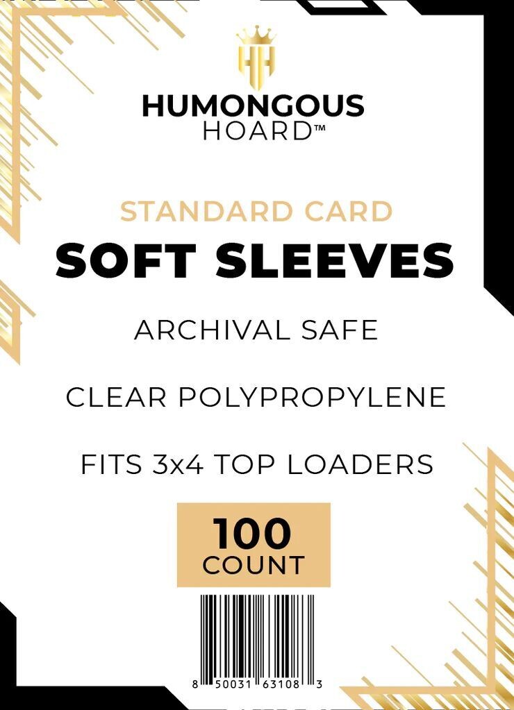 Standard Soft Sleeves Bulk Case (10,000) 100 Packs of 100
