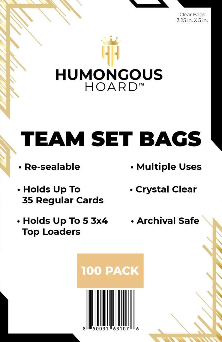 Resealable Team Set Bags Bulk Case (5000) 50 Packs of 100